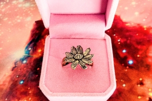 Silver Blossom ring
